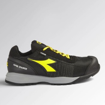 Zapatilla de seguridad Diadora Glove MDS MTX LOW S19 HRO SRC ESD amarillo-negro