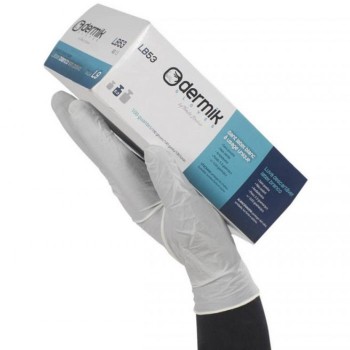 Caja guantes látex sin polvo desechables (100 uds)