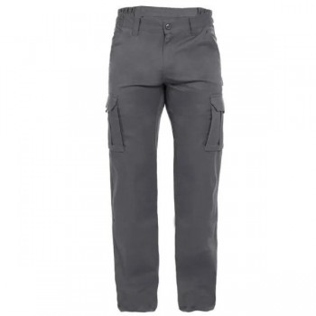 Calça stretch cinza slim fit