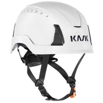 Capacete para trabalhos em altura com cinta de queixo KASK