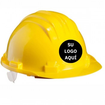 Capacete de construção personalizado com logotipo