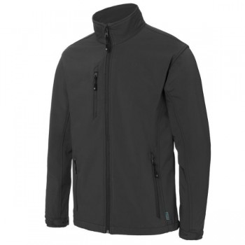 Softshell cinzento de três camadas