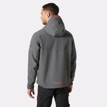 Helly Hansen chelsea evolução cinzento trabalho softshell