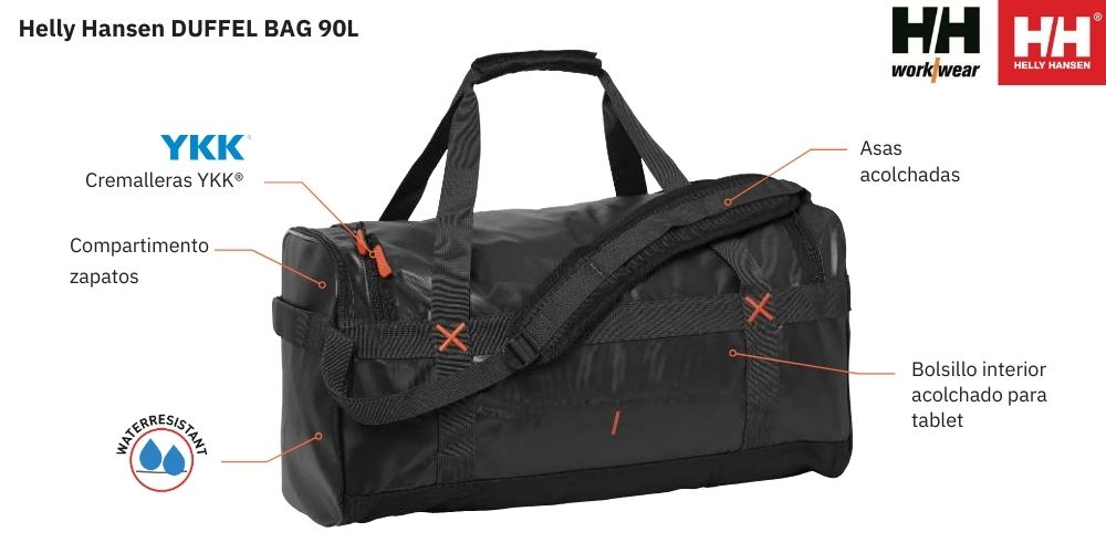 bolsa helly hansen 90 litros